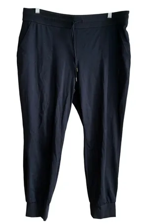 Athleta Jogger Pants XL Black Womens Activewear Lycra Spandex Stretch thumbnail 1