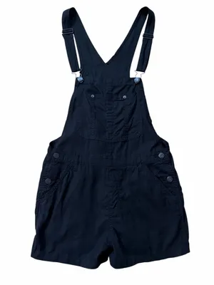 TNA Aritzia Sentyu Black Overalls Romper thumbnail 1