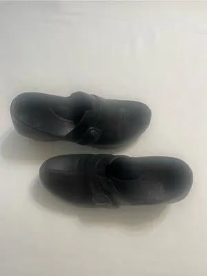 Women’s Dansko Black Leather Clogs with Buckle Size 38/7 thumbnail 2