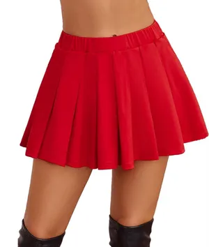 Avidlove NEW Short Pleated High Waist Cheerleader High Waist Skirt XL thumbnail 1