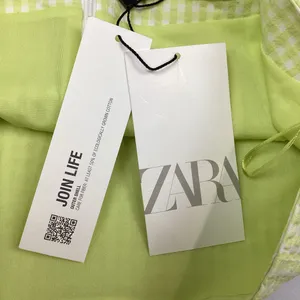 Zara Seersucker Plaid Mini Skirt Size Small NEW! Retail $39.90 thumbnail 8