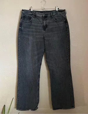 American Eagle 90s Bootcut Black Jeans 16 Regular thumbnail 2
