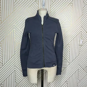American Giant Heavyweight Full Zip Up Sweatshirt Jacket Jacket‎ Gray Size XS thumbnail 3