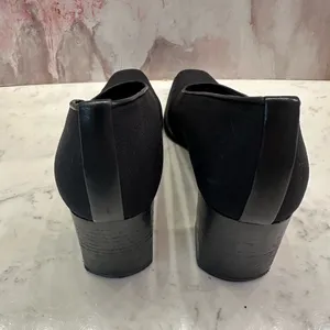 Stuart Weitzman Black Gore-Tex Rainaway Pumps Block Heel Women’s 8AAA Square Toe thumbnail 5