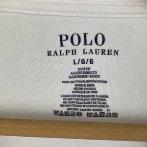 Ralph Lauren Polo White Short Sleeve Long Tee T Shirt Top L thumbnail 5