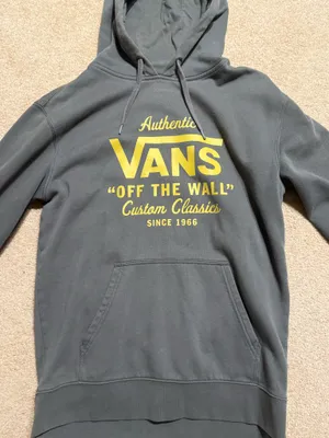 Vans Grey Hoodie in medium thumbnail 3