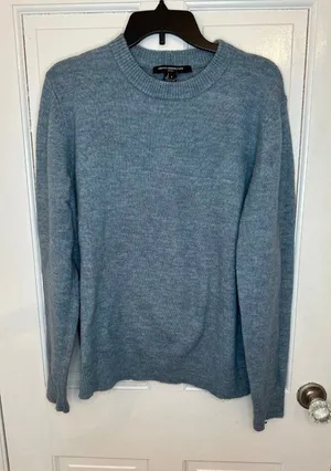 French Connection Dusty Blue Sweater size‎ S NWT Damaged thumbnail 1
