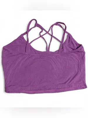 Dolls Kill Purple Strappy Crop Top thumbnail 3