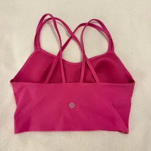 Lululemon Athletica Fuchsia Strappy Sports Bra thumbnail 2