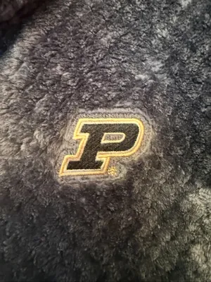 Purdue Womens Columbia Fire Side II Sherpa Full Zip Fleece Jacket Grey Medium thumbnail 3
