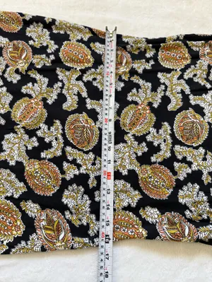 Reformation Floral Paisley Midi Dress High Side Slit Boho Slip Dress Size 8 thumbnail 12