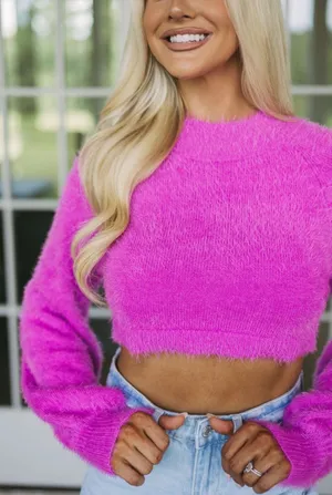 These Three Boutique Cropped Sweater thumbnail 1