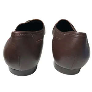 Enzo Angiolini‎ Brown Leather Croc Embossed High Vamp Loafers Women's 10.5N thumbnail 5