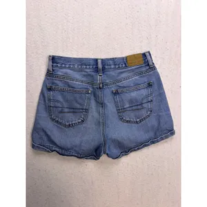 American Eagle Mom Shorts Womens 0 Blue Denim High Rise Cuffed Casual thumbnail 9
