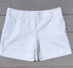 LOFT White Chino Shorts | Loft Size 10 White Shorts 6in Inseam thumbnail 1