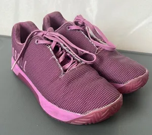 NOBULL Women’s Training Shoes – Mesh Trainers – Plum Purple – Size 8.5 thumbnail 1