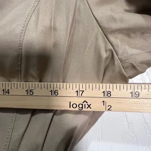 Jones New York Sport Trench Coat Removable Hood Beige Large NWT Fall Winter thumbnail 6