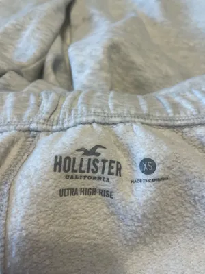 Light Heather Grey Hollister Sweatpants XS thumbnail 4