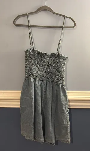 Denim Romper Gray Size XL thumbnail 1