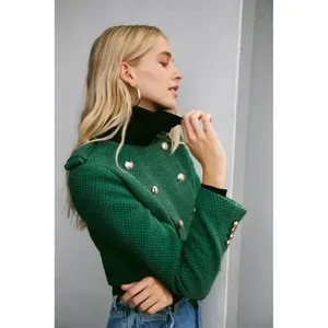 Zara Green Textured Weave Jacket Blogger Fav 2674/713 thumbnail 4