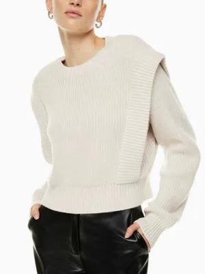 Babaton Aritzia Womens Grazia Merino Wool Sweater Small thumbnail 1