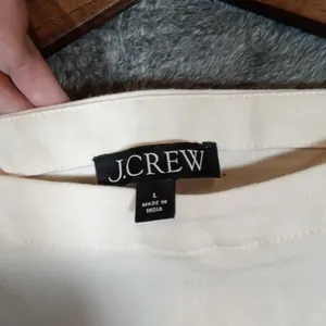 J. Crew Mariner Cloth Embroidered Long Sleeve Preppy Cotton Womens Large thumbnail 2