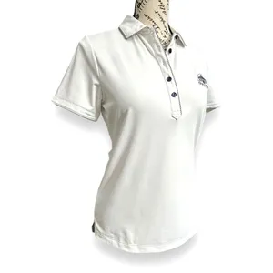 Peter Millar S White Golf Polo Shirt Olde Florida‎ Logo Performance Stretch Top thumbnail 2