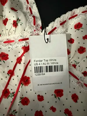 Princess Polly Fondar Top White thumbnail 3