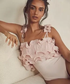 FREE PEOPLE For The Frill Of It‎ Bodysuit thumbnail 1