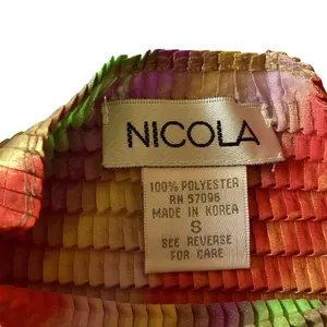 Nicola Crinkled Multicolored Top Multiple thumbnail 5