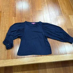 Lilly Pulitzer The Maisel Blue Top‎ Size S thumbnail 10