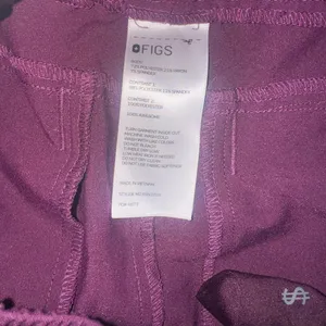 FIGS Purple and Blue Track Pants with Elastic Cuffs thumbnail 7