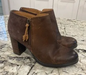 Sperry Dasher Lille Ankle Bootie Brown‎ Leather in Size 7.5 thumbnail 1