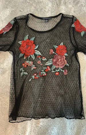 American Eagle Outfitters Mesh Long Sleeve thumbnail 1