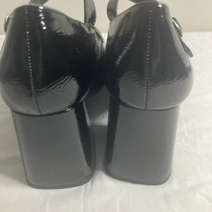Steve Madden satin mingle platform Mary Jane chunky heel Square Toe 90's Y2K thumbnail 8