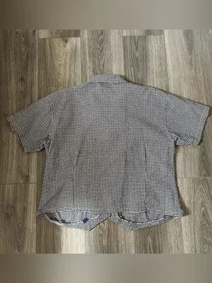 Y2K Whimsy Gingham Daisy Embroidered Shirt Nick & Sarah Size Large thumbnail 7