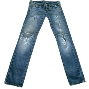 American Eagle Low Rise Distressed Blue Jeans vintage Y2K thumbnail 1
