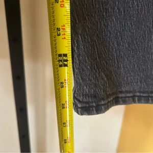 Madewell Perfect Vintage Jeans Charcoal Gray Black‎ Lunar Wash Denim Size 27 (4) thumbnail 10