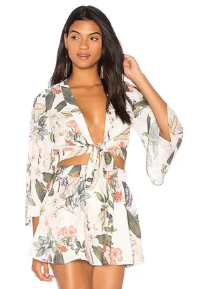 Show Me Your Mumu ✨NWOT Jordan tie top XS thumbnail 1