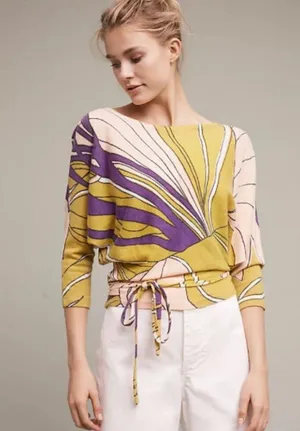 Anthropologie Tramma Wrap Top thumbnail 1