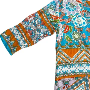Orientique Naturally Australian Blouse Blue Size 8 thumbnail 3