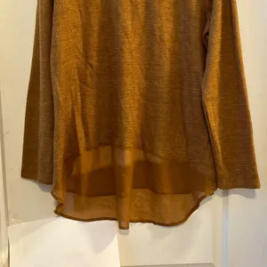 One World XL Brown Embellished Floral Print Long Sleeve Scoop Neck Tunic Top‎ thumbnail 10