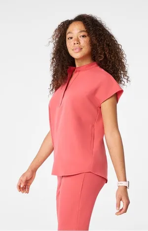 FIGS Technical Collection Rafaela Oversized Scrub Short Sleeve Pocket Top thumbnail 1