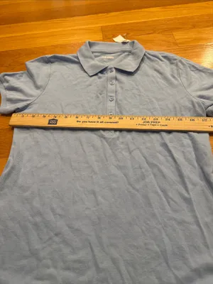 NWT Old Navy blue women’s button  down size small . thumbnail 5