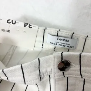 Bershka High Rise Jegging White Stripe Denim Pants‎ size 02' thumbnail 7