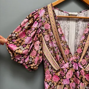 Spell & The Gypsy Enchanted Wood Dress in Rose Maxi M thumbnail 8