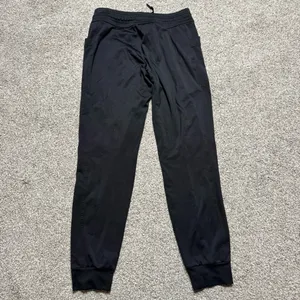 Black Athletic Sweatpants with Drawstring Waist Size XS thumbnail 3