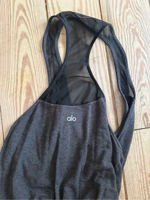 Alo Yoga Mesh Racerback Athletic Romper size m no size tag thumbnail 2