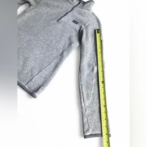 Patagonia Women's Better Sweater 1/4 Zip Fleece Gray Size XS thumbnail 8