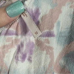 Free‎ People Pink Purple Tie Dye Mini Dress thumbnail 4